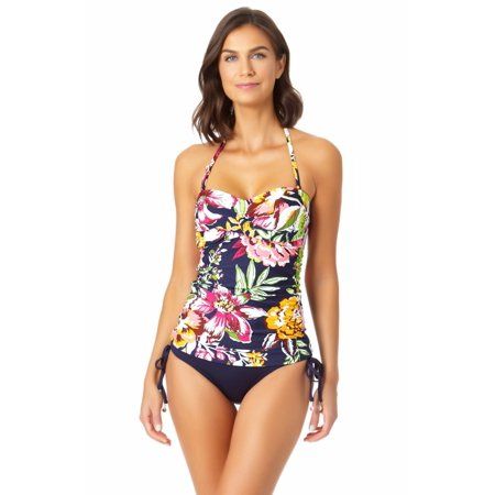 Photo 1 of Anne Cole - Twist Front Bandeaukini Swim Top
SIZE S