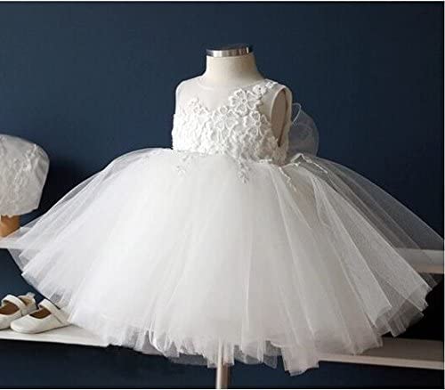 Photo 1 of 9-12 month old beautiful white baptism/wedding dress with intricate beading, lace, and chiffon
