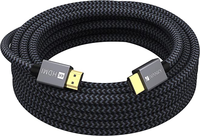 Photo 1 of HDMI Cable 4K 40ft, iVANKY 18Gbps High Speed HDMI 2.0 Cable, 4K HDR, HDCP 2.2/1.4, 3D, 2160P, 1080P, Ethernet - Braided HDMI Cord, Audio Return(ARC) Compatible UHD TV, Blu-ray, Monitor