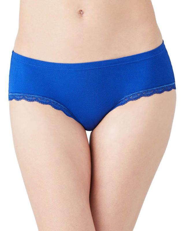 Photo 1 of B.tempt'd'by Wacoal Women's Innocence Daywear Hipster Underwear 970214 - Galaxy Blue Size Small