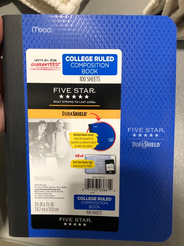 Photo 1 of 30 Five Star College Ruled Composition Books (100 sheets per book)- various colors