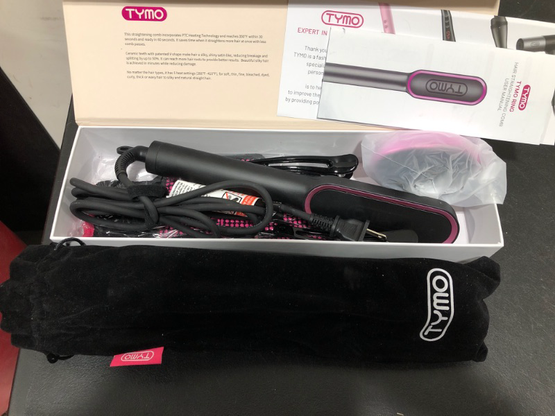 Photo 2 of TYMO Ring Hair Straightening Brush - HC 100 - Black