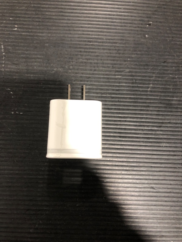 Photo 2 of Apple 20W USB-C Power Adapter - iPhone Charger with Fast Charging Capability, Type C Wall Charger