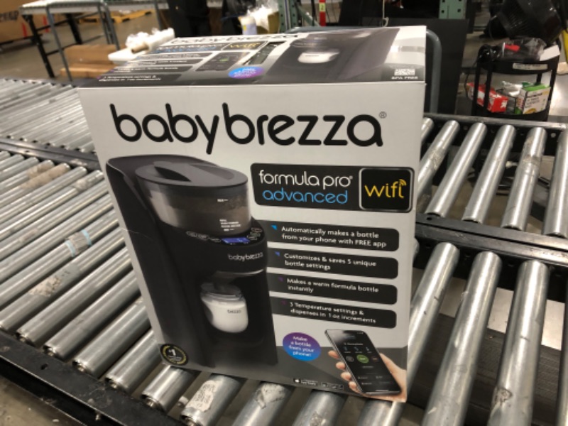 Photo 5 of Baby Brezza Formula Pro Mini Baby Formula Maker – Small Baby Formula Mixer Machine Fits Small Spaces and is Portable for Travel– Bottle Makers Makes The Perfect Bottle for Your Infant On The Go Advanced, WiFi