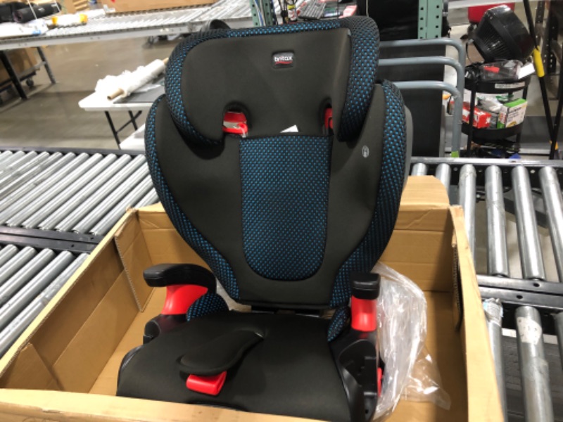 Photo 2 of Britax Highpoint 2-Stage Belt-Positioning Booster Car Seat, Teal - Highback and Backless Seat Cool Flow Teal