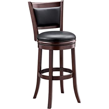 Photo 1 of  Hillsdale Furniture LeClair Swivel Stool, Counter Height, Wire  Brushed Brown Finish