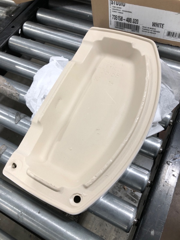 Photo 1 of American Standard 735158-400.020 Studio Replacement Toilet Tank Lid, 15.875 x 8.75 x 1.875 inches, White