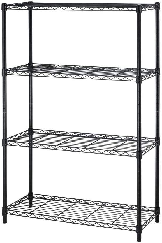 Photo 1 of 4 Tier Shelving Unit NSF Wire Shelf Metal Large