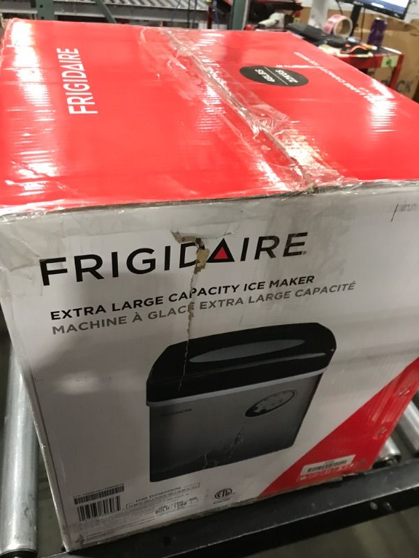 Photo 3 of Frigidaire EFIC115 Extra Large Ice Maker, Stainless Steel, 48 lbs per day
