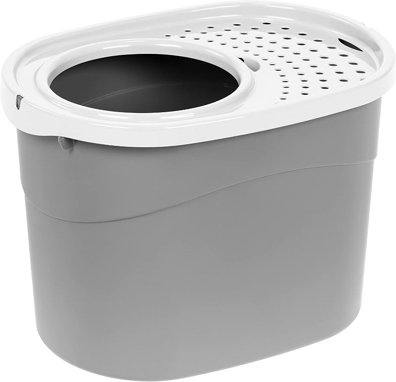 Photo 1 of  Cat Litter Box Round Top Entry Cat Litter Box