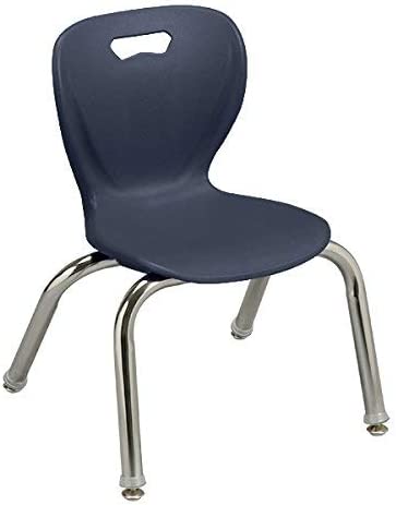 Photo 1 of Learniture Shapes Series School Chair, 12" Seat Height, Navy, LNT-INM3012NV-SO (Pack of 4)
