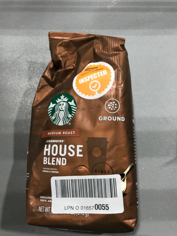 Photo 1 of  best by 09/10/22 Starbucks Ground Coffee House Blend 18 Oz best by 09/10/22
