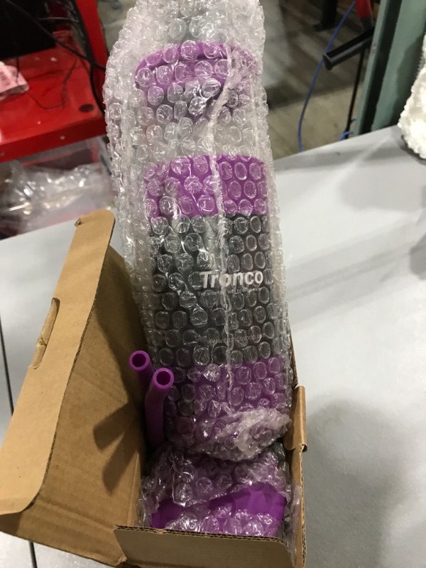 Photo 1 of 2 PACK Tronco glass tumbler - PURPLE