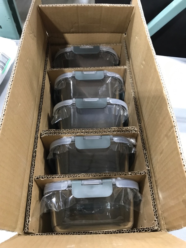 Photo 2 of [10-Pack]Glass Meal Prep Containers with Lids-MCIRCO Glass Food Storage Containers with Lifetime Lasting Snap Locking Lids, Airtight Lunch Containers, Microwave, Oven, Freezer and Dishwasher
