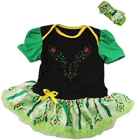 Photo 1 of Amedahk Baby Princess Coronation Costume Bodysuit Dress L Green