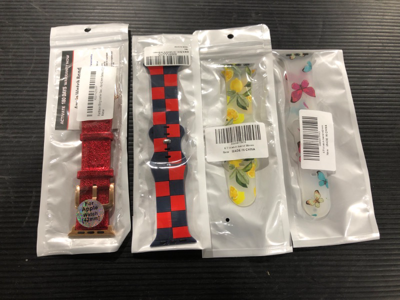 Photo 1 of Apple Watch Bands- Various Sizes- 4 pcs