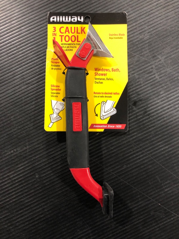 Photo 2 of Allway Tools CT31 3-in-1 Combo Caulk Tool