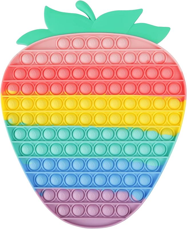 Photo 1 of AIZIXIN Jumbo Pop Big Size Bubble Fidget Sensory Toys, Squeeze Sensory Toys,Stress Relief and Anti-Anxiety Toy for Kids and Adults,Easy to Grasp Pop...