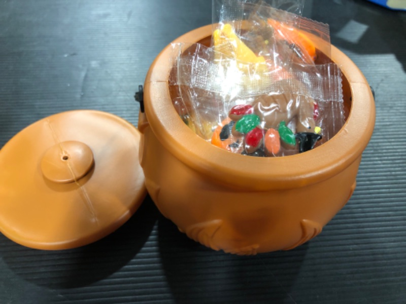 Photo 2 of 5.5" Fall Decor Cauldron with 24 Pcs Squshies