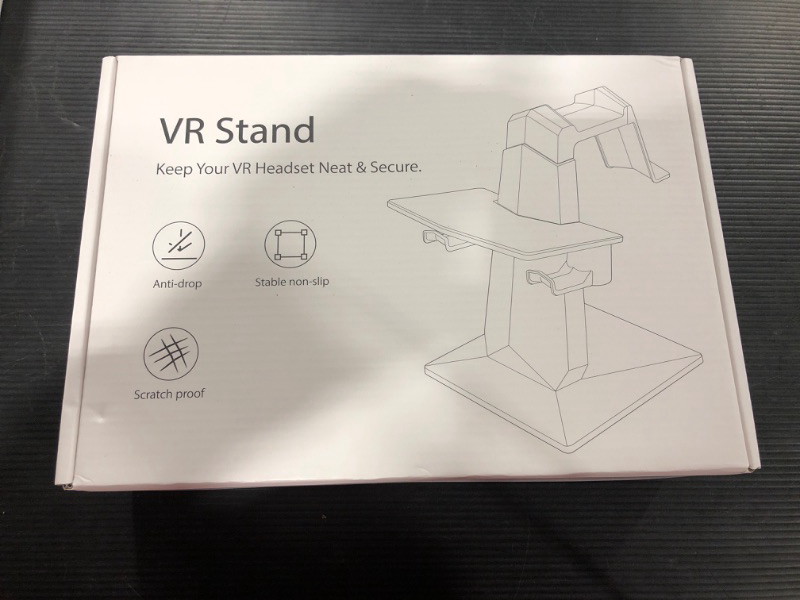 Photo 2 of TCTEC VR Stand, VR Headset Stand VR Display Holder Storage (White)