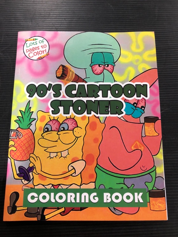 Photo 1 of 90's Cartoon Stoner Coloring Book