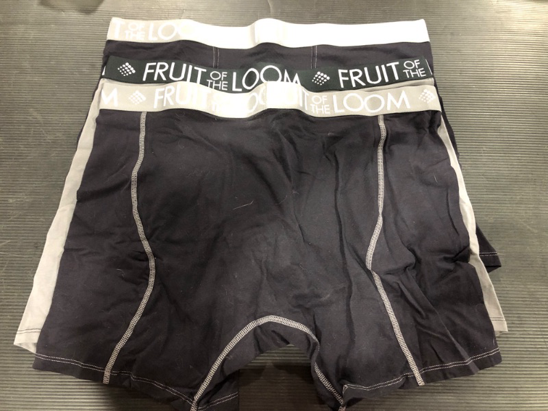 Photo 2 of [Size 3XL] Mens Hanes Boxer Briefs- 3pack