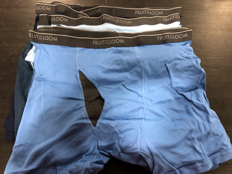 Photo 1 of 6 Pack Fruit of the Loom Boxer Briefs- Various Colors