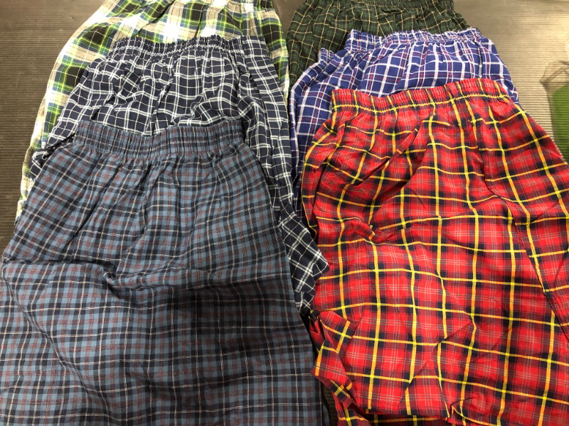 Photo 1 of [Size XL] Mens Fruit of the Loom Boxers- 6 Pack