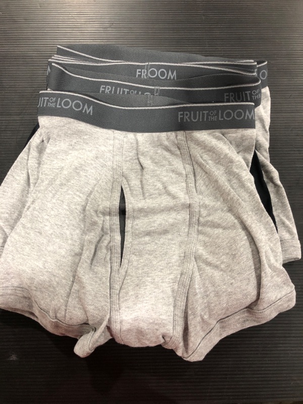 Photo 1 of [Size S] Mens Fruit of the Loom Cotton Boxer Briefs- 7 Pcs