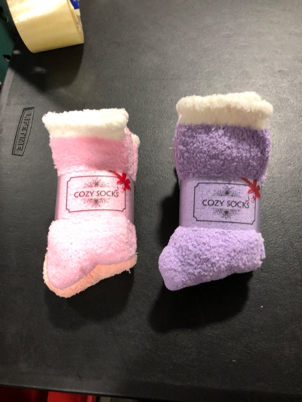 Photo 1 of 2 pack fuzzy socks 