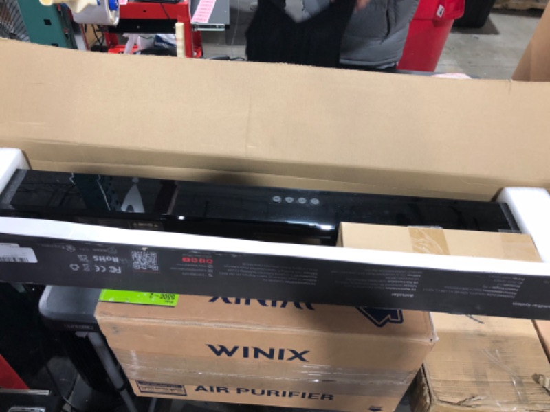 Photo 2 of Sound Bars for TV, 100W TV Sound Bar with 3D Surround Sound System, Deep Bass, HiFi, Dynamic Audio, Home Theater Slim Soundbar for TV Works with Smart TV/HDMI ARC/Optical/AUX/PC/Wall Mountable Soundbar Only