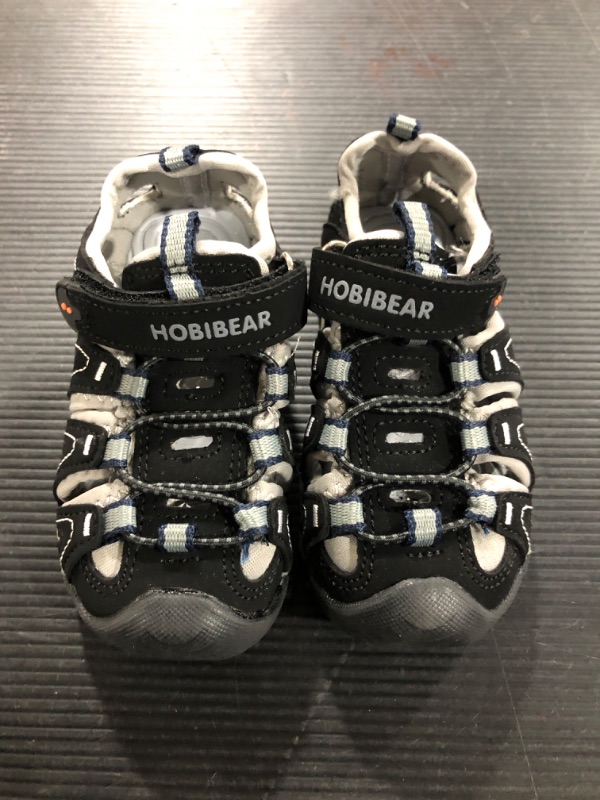 Photo 2 of 5.5 Toddler Black HOBIBEAR Sport Water Sandals Closed-Toe Outdoor