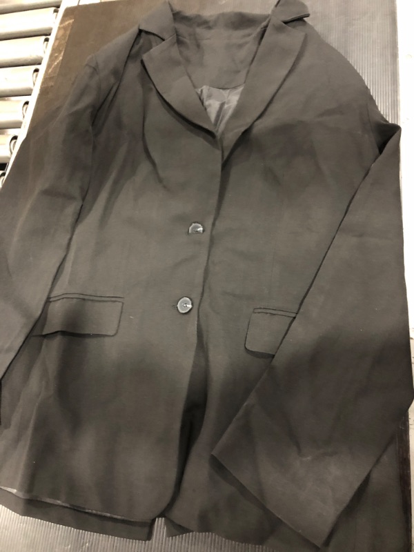 Photo 1 of [Size XL] Mens Low cut- Black Jacket 2 Buttons