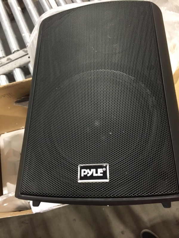 Photo 2 of Pyle Pair of Wall Mount Waterproof & Bluetooth 6.5'' Indoor/Outdoor Speaker System, with Loud Volume and Bass. Pair, Black.
