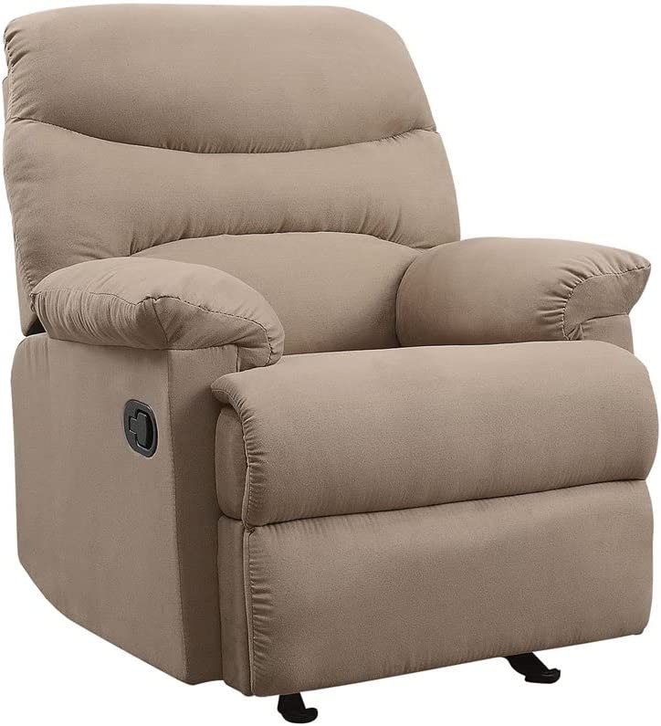 Photo 1 of ACME Arcadia Recliner - - Light Brown Microfiber
