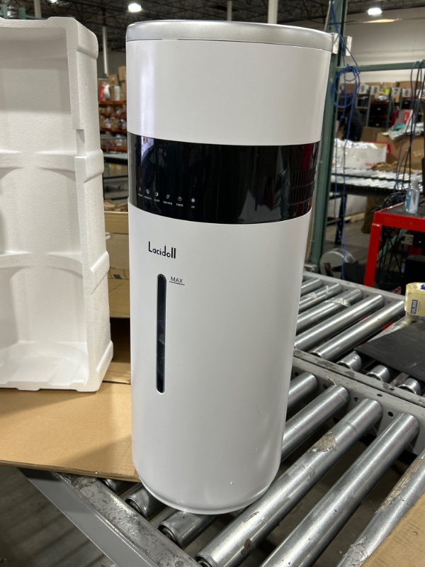 Photo 2 of [LCD-2103] LACIDOLL Humidifiers for Large Room Whole-House Style Commercial&Industrial Humidifier 2000 sq.ft, 4.8Gal/18L Plant Humidifier Wide Spray Nozzle Cool Mist Ultrasonic Humidifier Top Fill Humidifier for Home Dual 360° Nozzles 3 Speed
