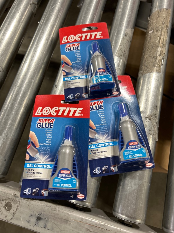 Photo 2 of 3 pcs Loctite Gel Control Super Glue, 0.14 Oz. (234790)
