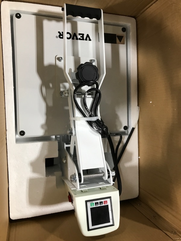 Photo 1 of VEVOR Heat Press, 15x15 Heat Press Machine, Fast Heating, High Pressure Heat Press Machine for T-Shirt, Power Digital Industrial Sublimation Printer for Heat Transfer Vinyl, Easy to Use, White 15”×15”