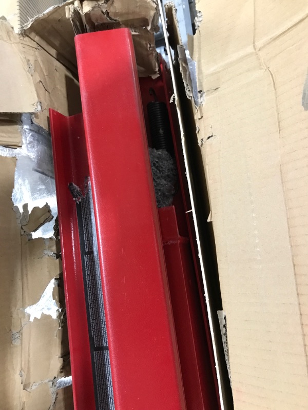 Photo 1 of BIG RED T51201 Torin Steel H-Frame Hydraulic Garage/Shop Floor Press with Stamping Plates, 12 Ton (24,000 lb) Capacity, Red 12 Ton (24,000 LBs)