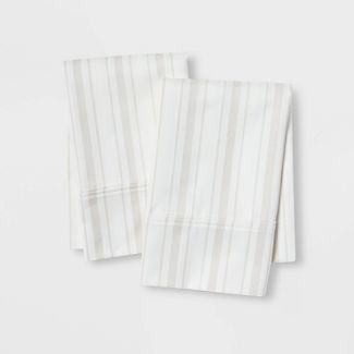 Photo 1 of 400 Thread Count Performance Printed Pillowcase Set - Threshold™

