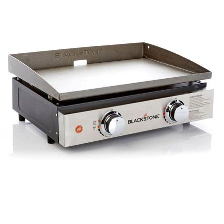 Photo 1 of 1666 22 in. Table Top Griddle, Black & Silver