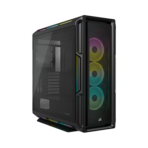 Photo 1 of CC-9011230-WW ICUE 5000T RGB Tempered Glass ATX Mid Tower Computer Case, Black
