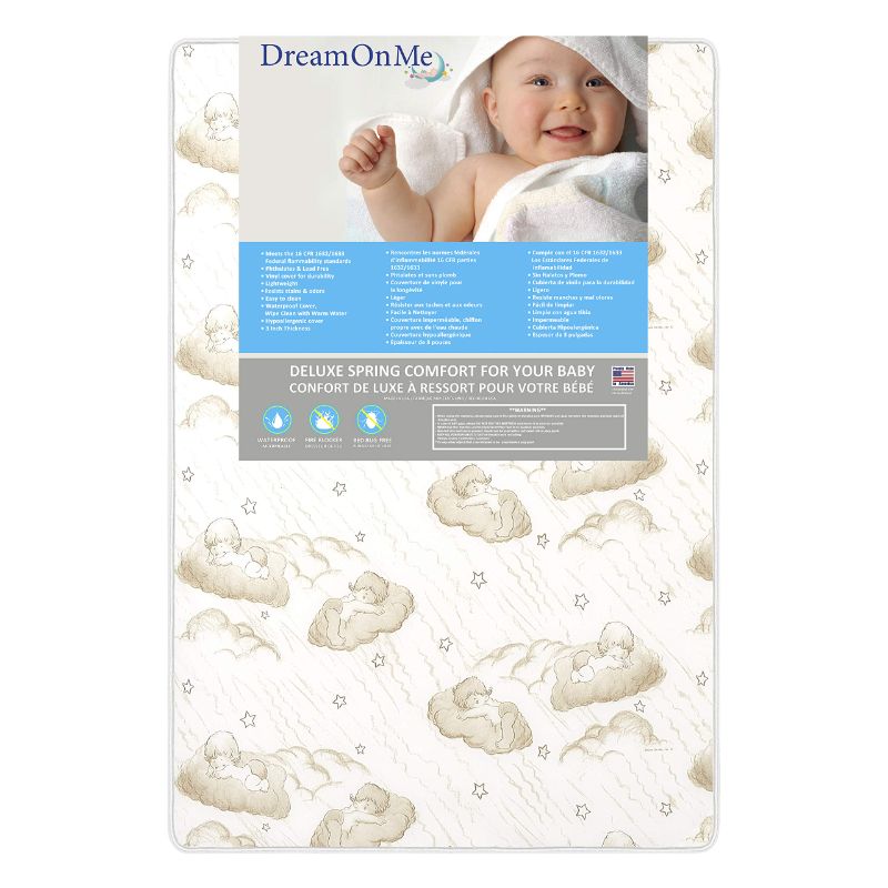 Photo 1 of Dream On Me 3 inch Spring Coil Portable Crib Mattress | Greenguard Gold Certified
