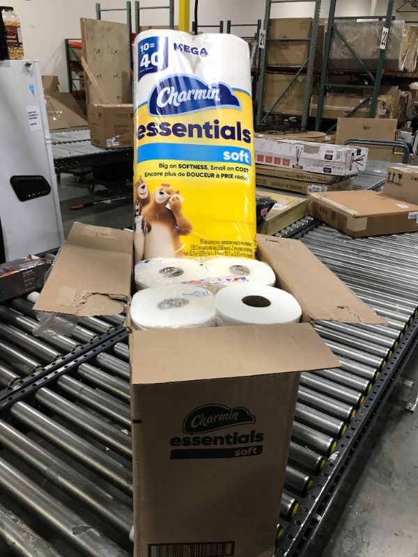 Photo 2 of Charmin Essentials Soft Toilet Paper, 30 Mega Rolls = 120 Regular Rolls (Packaging May Vary) 30 Count (Pack of 1)