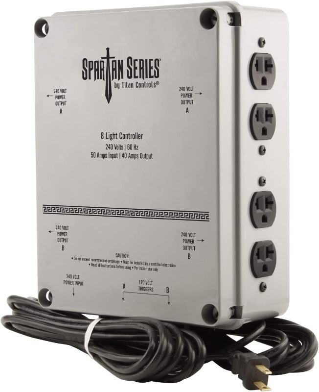 Photo 1 of Titan Controls Spartan Series, 8 Light Controller with Dual Trigger Cords, 240 Volts
