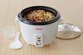 Photo 1 of IMUSA Electric PTFE Nonstick Rice Cooker 5 Cup 400 Watts, Black