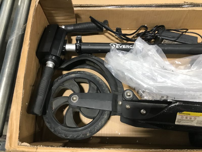 Photo 4 of FOR PARTS ONLY EVERCROSS Electric Scooter Adults, 350W Motor up to 19 MPH and 20 Miles Long-Range, 8" Solid Tires Folding Electric Scooter for Adults and Teens with Dual Braking Safety System
