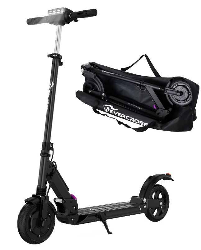 Photo 1 of FOR PARTS ONLY EVERCROSS Electric Scooter Adults, 350W Motor up to 19 MPH and 20 Miles Long-Range, 8" Solid Tires Folding Electric Scooter for Adults and Teens with Dual Braking Safety System
