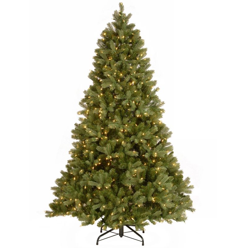 Photo 1 of 6.5 Ft. Downswept Douglas Fir Tree with Dual Color LED Lights - 6.5 Ft
