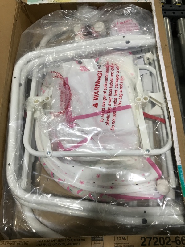 Photo 1 of Delta Children Gliding Bedside Bassinet - Portable Crib with Lights, Sounds and Vibration, Disney Minnie Mouse Boutique Disney Minnie Mouse Boutique Bassinet